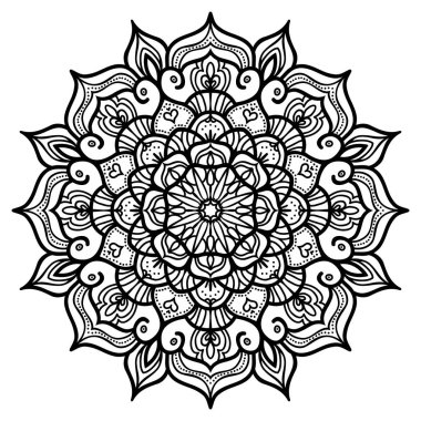 Mandala yetişkin renklendirme sayfa