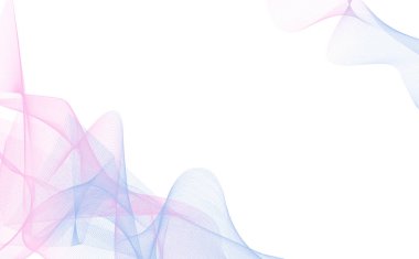 Vektör arka plan, sıvı duvar kağıdı, soyut dalgalı çizgiler. Karışım Aracı kullanılarak oluşturulan tasarım öğeleri. Beyaz arka plan üzerinde izole. Vektör çizim Eps 10