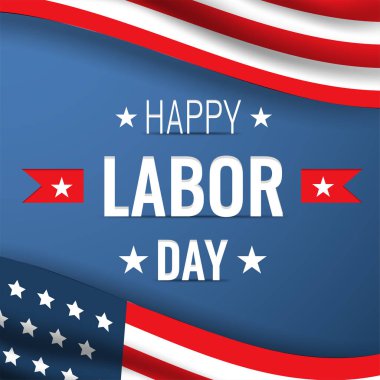 Mutlu İşçi Bayramı vektör illüstrasyonu