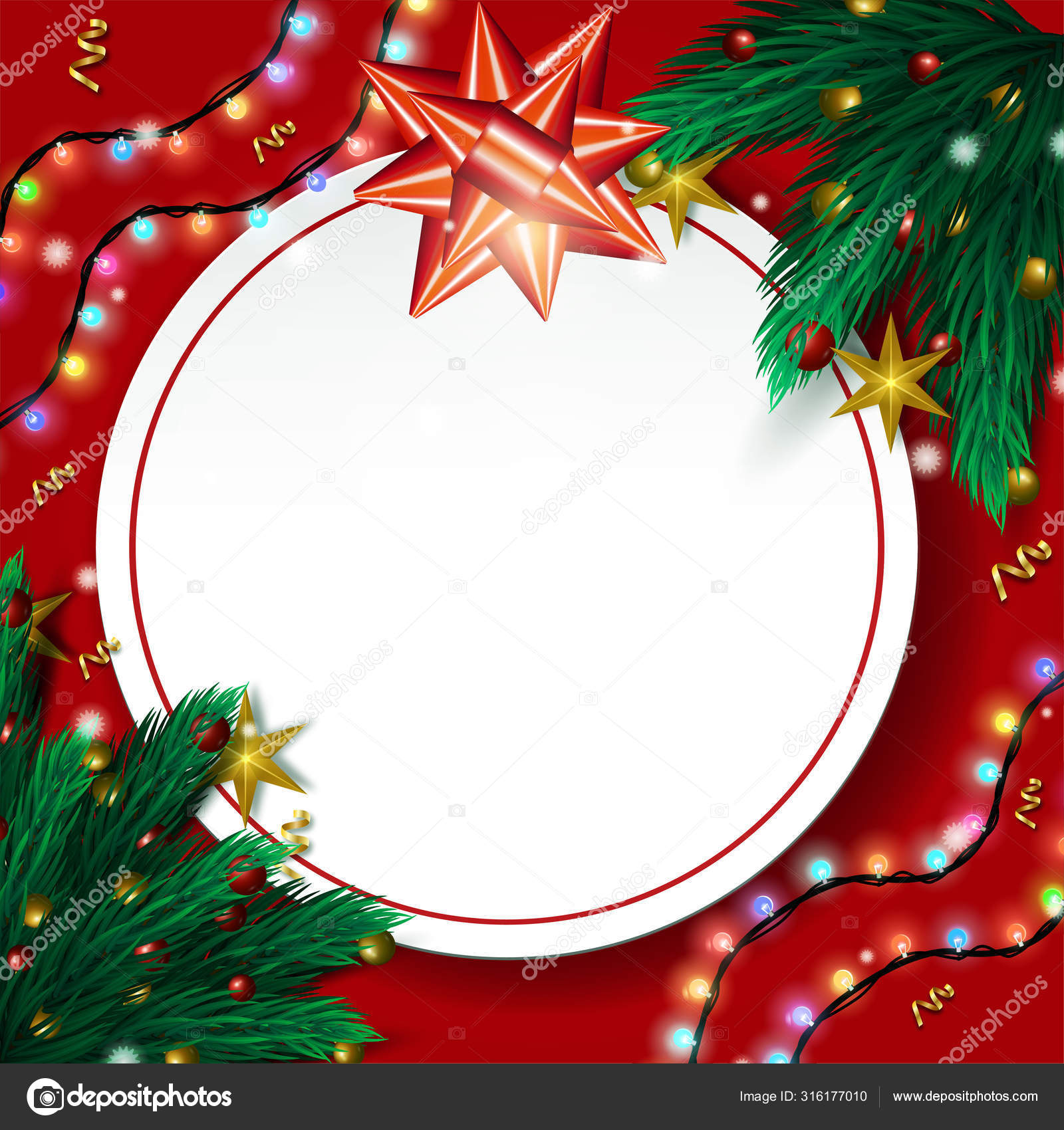 Christmas Blank Card Christmas Tree Branches Red Background Template Christmas Stock Vector by ©lenagerman93@ 316177010 Christmas Blank Card Christmas Tree Branches Red Background Template Christmas Stock Vector by ©lenagerman93@ 316177010