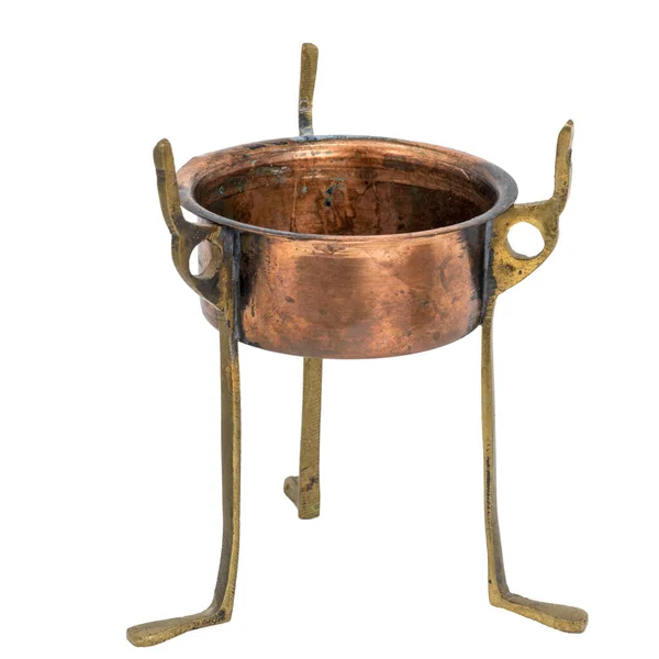 Antiguo quemador de incienso oriental hecho de cobre — Foto de Stock