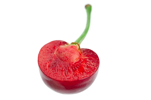 Beyaz Arka Plan Üzerinde Izole Kiraz Meyve Tatlı — Stok fotoğraf