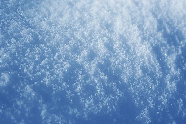Primo Piano Bianco Neve Dettaglio Struttura Sfondo — Foto Stock