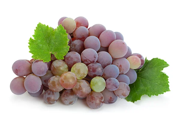 Grape Lydia Closeup Isolated White Background — Stock Photo, Image