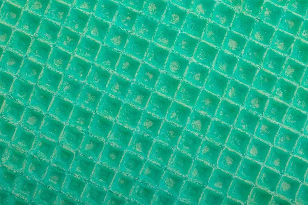 Groene Wafels Oppervlak Close Detail Achtergrond — Stockfoto