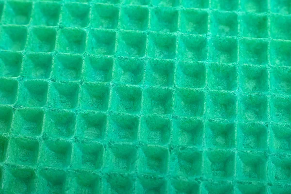 stock image Green waffles surface closeup detail background