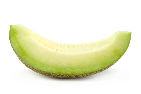 Reife Melonen Obst Colseup Isoliert Auf Weißem Hintergrund lizenzfreie Stockfotos
