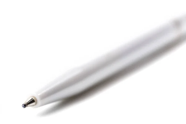 Close Ballpoint Pen Isolated White Background — Stock Photo, Image