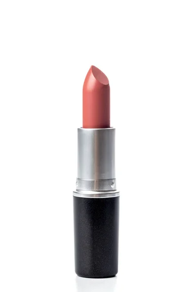 Lápiz Labial Rosa Aislado Blanco — Foto de Stock