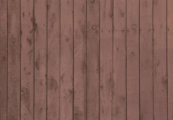 Mur en bois brun avec planches verticales — Photo