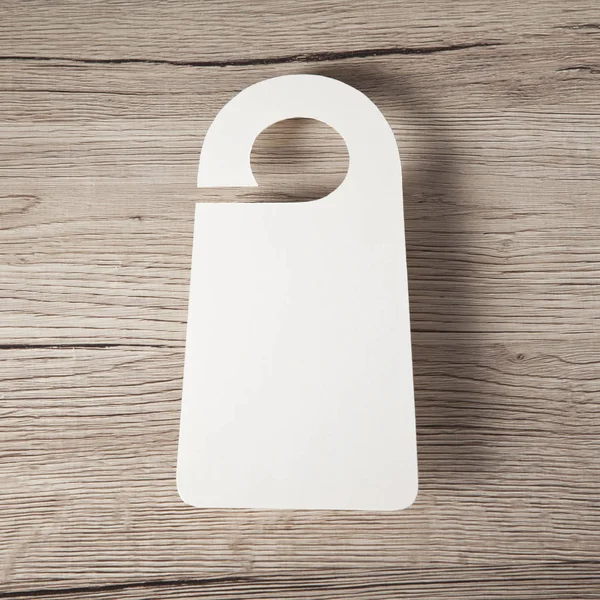 Witte deur hanger — Stockfoto