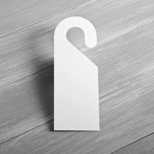 White door hanger — Stock Photo, Image