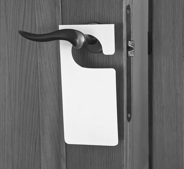 ホワイト ドア ハンガー — ストック写真
