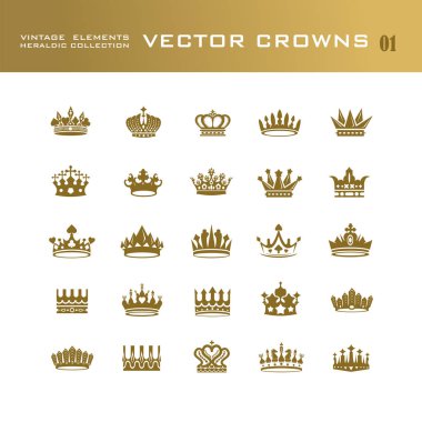 Kral ve Kraliçe taçları sembolleri 