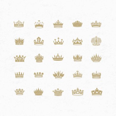 Kral ve Kraliçe taçları sembolleri 