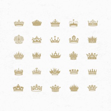 Kral ve Kraliçe taçları sembolleri 