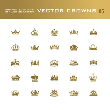 Kral ve Kraliçe taçları sembolleri 