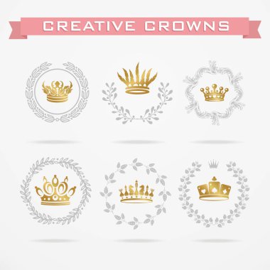 Kral ve Kraliçe taçları sembolleri 