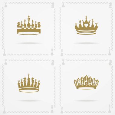 Kral ve Kraliçe taçları sembolleri 
