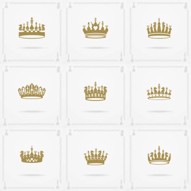 Kral ve Kraliçe taçları sembolleri 