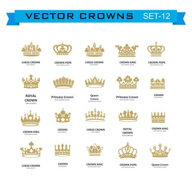 Kral ve Kraliçe taçları sembolleri 