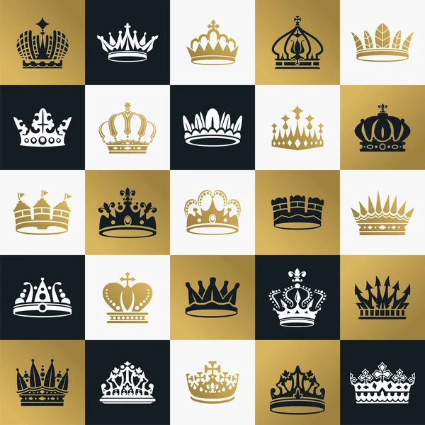 Kral ve Kraliçe taçları sembolleri