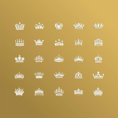 Kral ve Kraliçe taçları sembolleri 