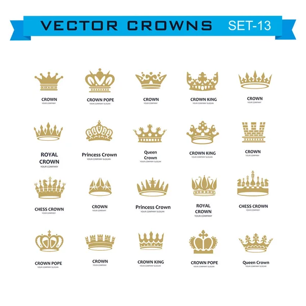 King and queen crowns symbols