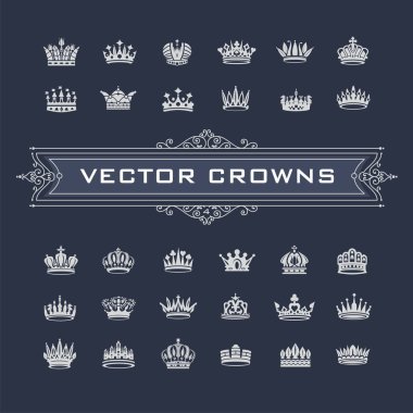 Kral ve Kraliçe taçları sembolleri