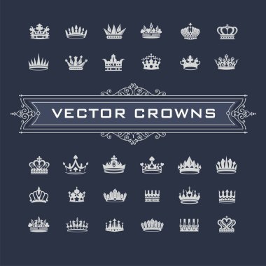 Kral ve Kraliçe taçları sembolleri