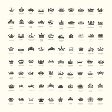 Kral ve Kraliçe taçları sembolleri
