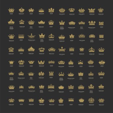 Kral ve Kraliçe taçları sembolleri