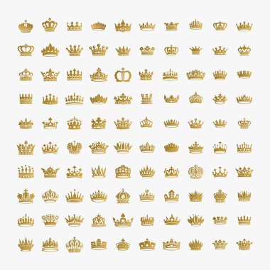 Kral ve Kraliçe taçları sembolleri 