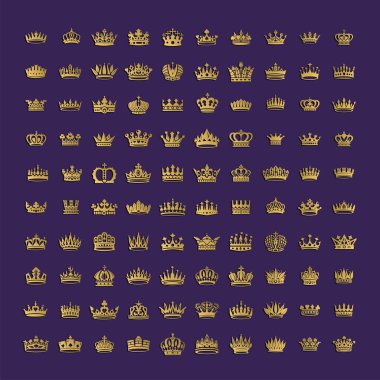 Kral ve Kraliçe taçları sembolleri