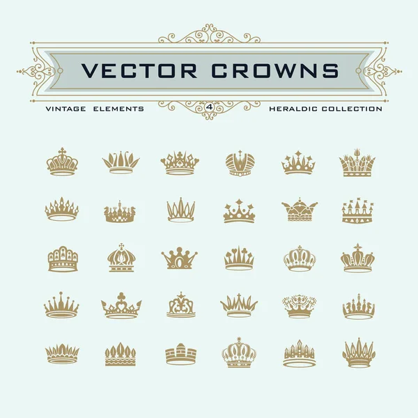 King and queen crowns symbols