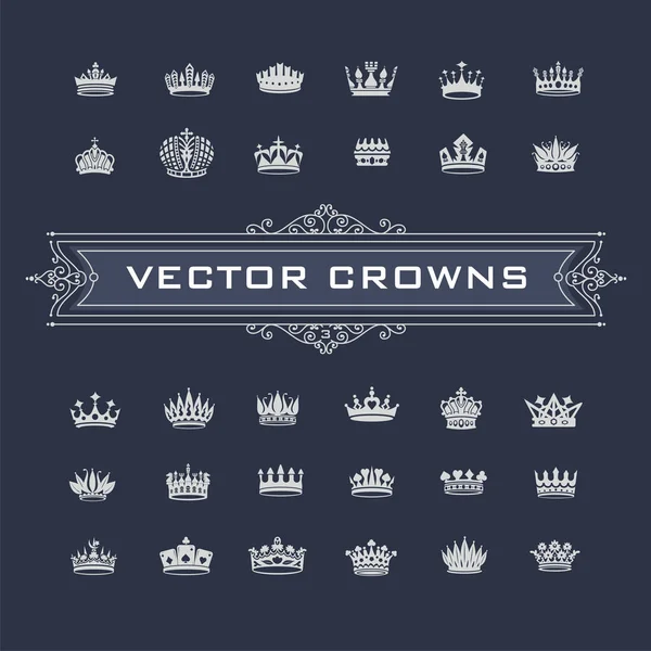 King and queen crowns symbols