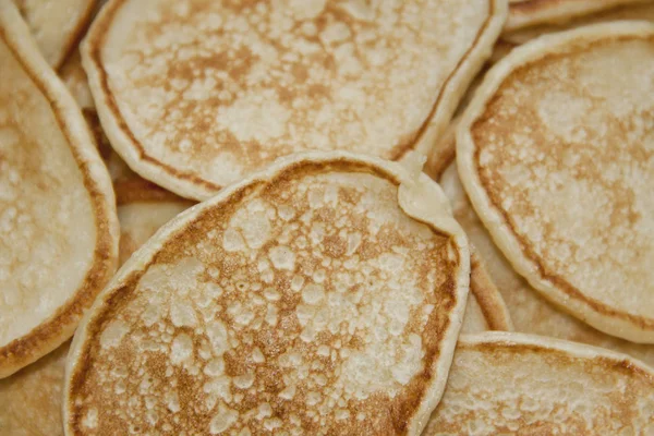 Texture of fresh pancakes. — Stock Photo, Image