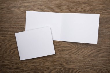 kimlik tasarımı, Kurumsal Şablonlar, şirket tarzı, kitapçıklar boş beyaz katlama kağıt afiş ayarla