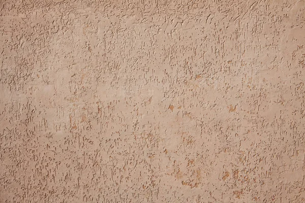 Bézs cement vakolat falra háttér és textúra. — Stock Fotó