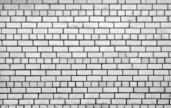 White Grunge Backsteinwand Hintergrund. — Stockfoto