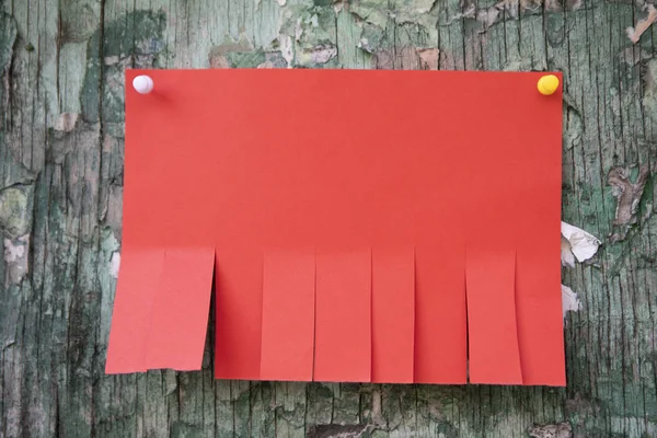 Blank red paper — Stock Photo, Image