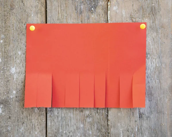 Blank red paper — Stock Photo, Image