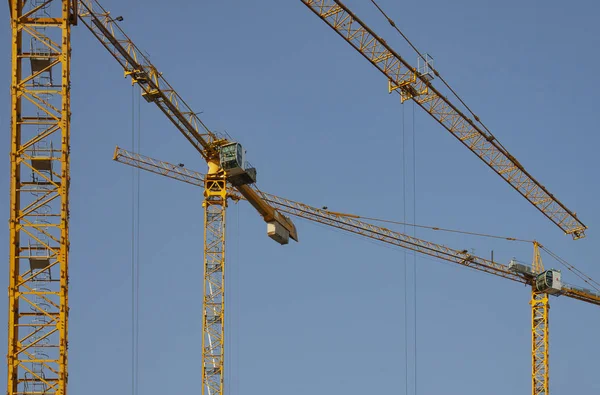 Tower crane at the construction — Stock Photo, Image