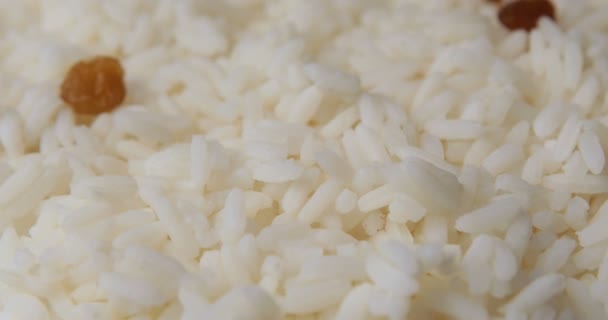 Pasas Que Caen Arroz — Vídeo de stock