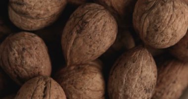 Cevizden yapıldı arka plan dönüş yakın çekim