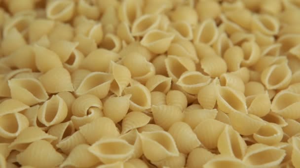 Закрыть Видео Вращения Vermicelli Pasta — стоковое видео