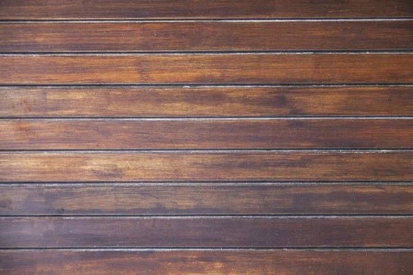 Parede de madeira com pranchas horizontais — Fotografia de Stock