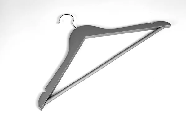 Wooden hanger for clothes — Stock Photo, Image