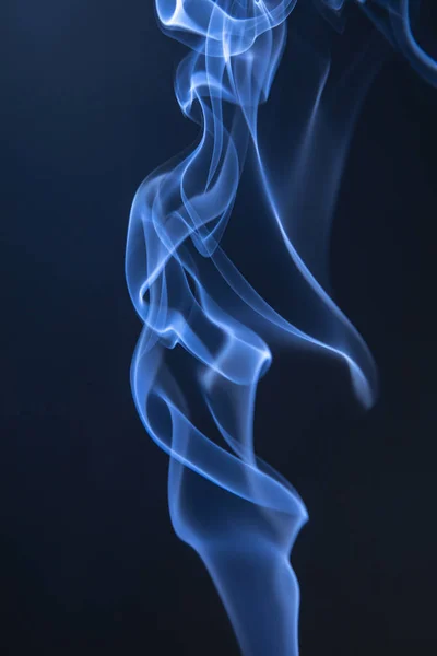 Abstractos remolinos de humo azul —  Fotos de Stock