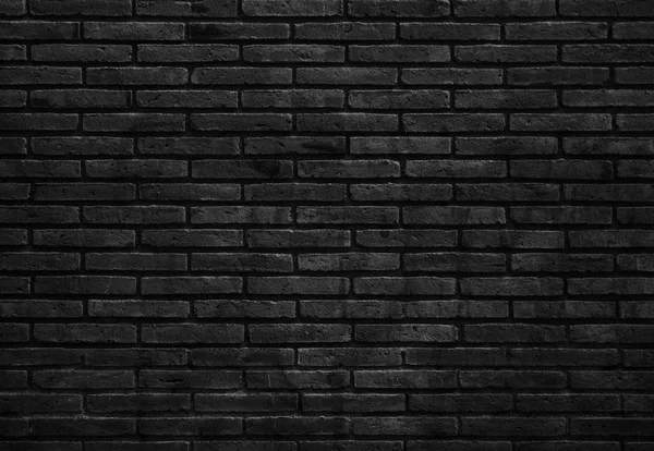 Textura de fundo preto escuro de tijolo . — Fotografia de Stock